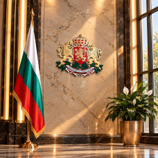Герб на Република България за стена с размер 50 x 59 см